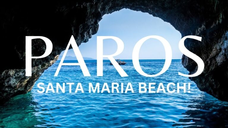 PAROS! Santa Maria Beach Paros! Naoussa Paros  🇬🇷