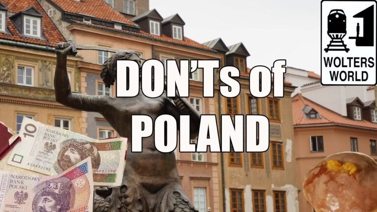 Visit Poland – The DON’Ts of Poland