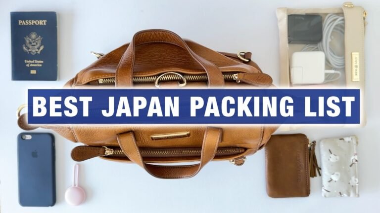 Japan SUMMER Travel Essentials Packing List ☔️ What to Wear in Tokyo 🪭